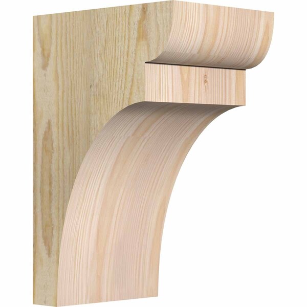 Ekena Millwork Yorktown Rough Sawn Corbel, Douglas Fir, 6"W x 8"D x 12"H COR06X08X12YOR00RDF - main
